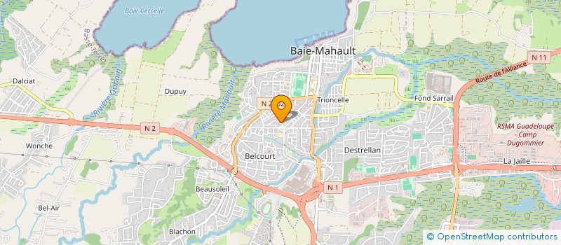 localisation de l'entreprise MAGIK 33  BAIE MAHAULT