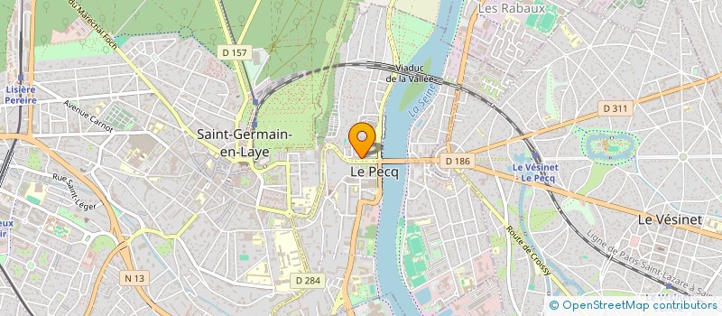 localisation de l'entreprise MAGIK  LE PECQ