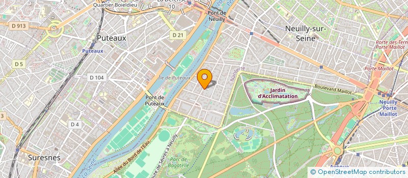 localisation de l'entreprise MAGIK EVENTS à NEUILLY-SUR-SEINE