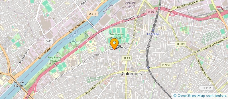 localisation de l'entreprise MAGIK LOC' à COLOMBES