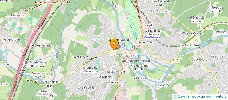 localisation de l'entreprise MAGIKALSPIRIT à MONTBAZON