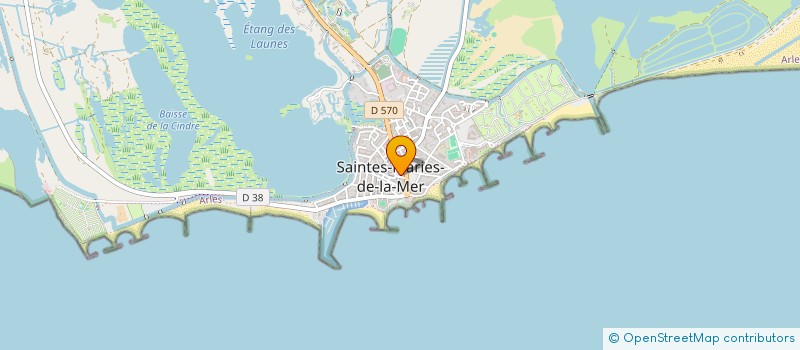 localisation de l'entreprise MAGIKTONY CLUB à SAINTES-MARIES-DE-LA-MER