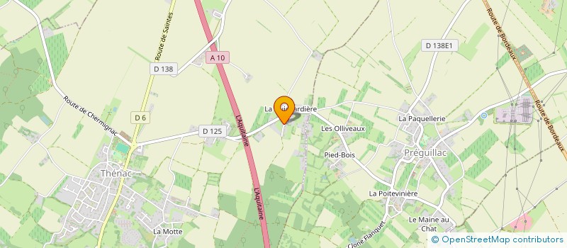 localisation de l'entreprise MAGILAN  CHERMIGNAC