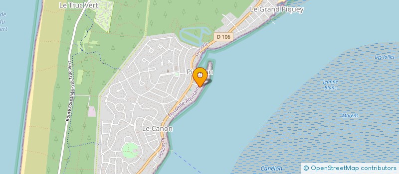 localisation de l'entreprise MAGIMAMAN  LEGE-CAP-FERRET