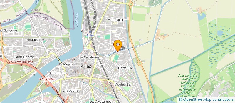 localisation de l'entreprise MAGIMAN  ARLES