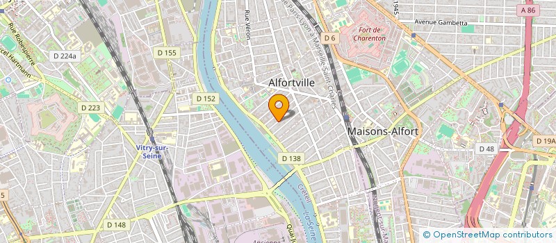 localisation de l'entreprise MAGIMATIC à ALFORTVILLE