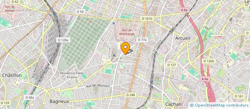 localisation de l'entreprise MAGIMMO  BAGNEUX