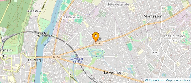 localisation de l'entreprise MAGIMMO  LE VESINET