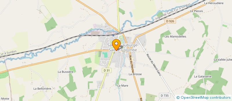 localisation de l'entreprise MAGIMMO à SAINTE-GAUBURGE-SAINTE-COLOMBE