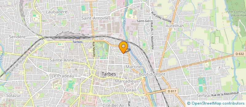 localisation de l'entreprise MAGIMMO  TARBES