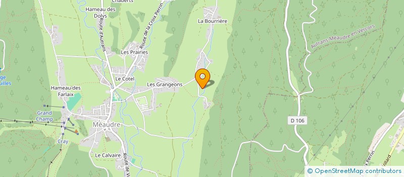 localisation de l'entreprise MAGIMO  AUTRANS-MEAUDRE EN VERCORS