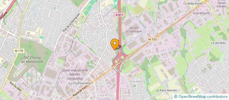 localisation de l'entreprise MAGINOLE  CARQUEFOU