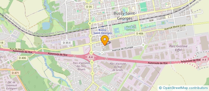 localisation de l'entreprise MAGINY ATELIER  BUSSY-SAINT-GEORGES