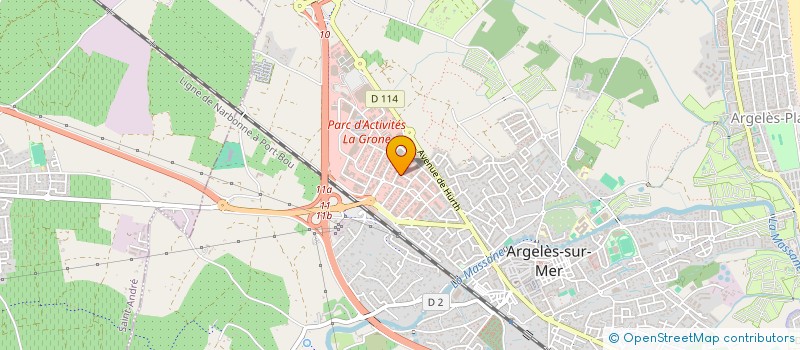 localisation de l'entreprise MAGIOR à ARGELES-SUR-MER