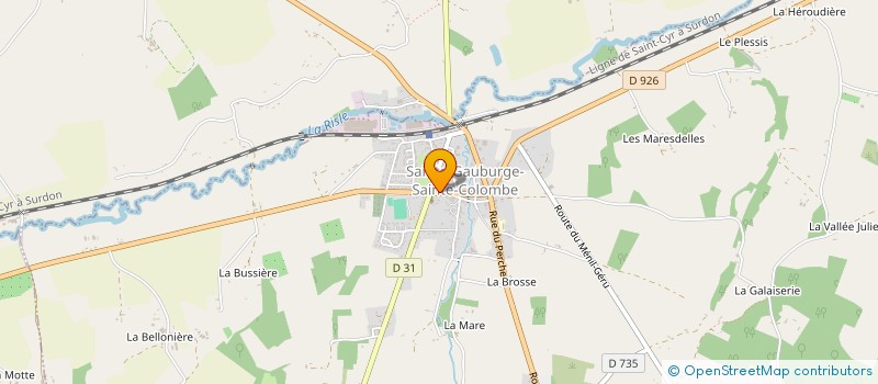 localisation de l'entreprise MAGIPROXI à SAINTE-GAUBURGE-SAINTE-COLOMBE