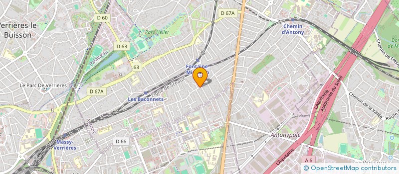 localisation de l'entreprise MAGIQUE FIBRE ADSL à ANTONY