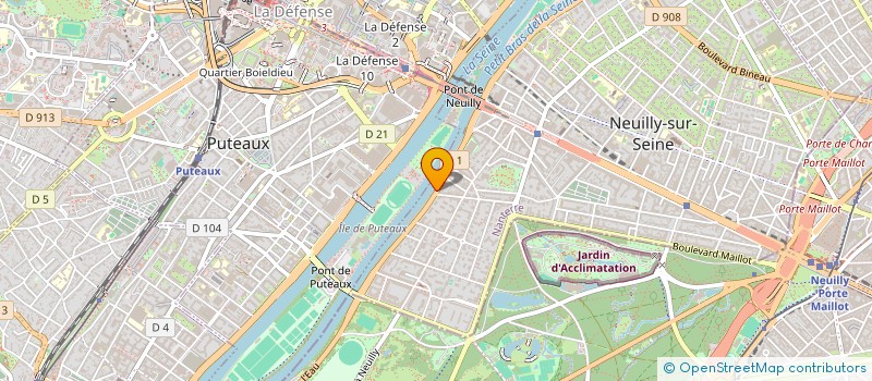 localisation de l'entreprise MAGIS à NEUILLY-SUR-SEINE