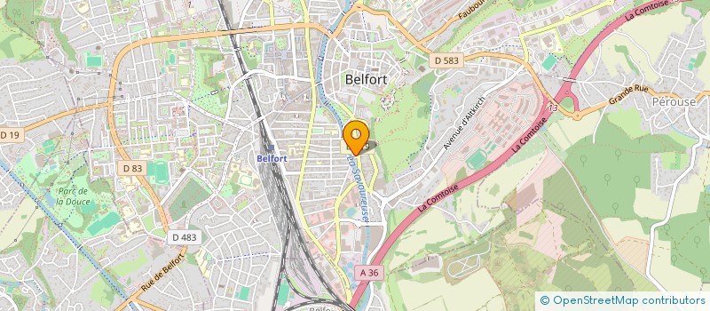 localisation de l'entreprise MAGIS  BELFORT