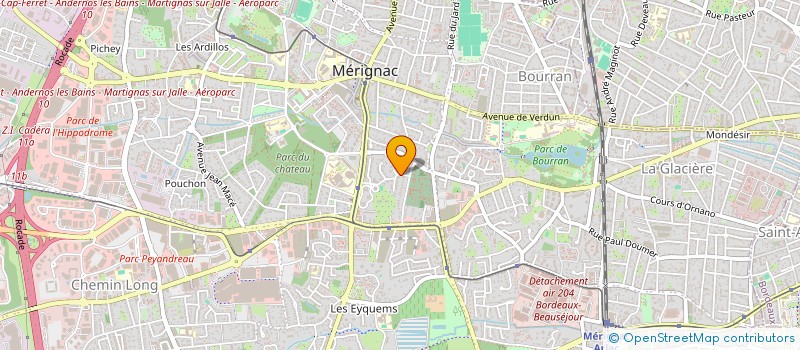 localisation de l'entreprise MAGISSENS  MERIGNAC