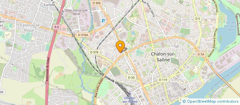 localisation de l'entreprise MAGIST ET ANCIENS MAGIST DU T.C. CHALON à CHALON-SUR-SAONE