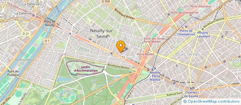 localisation de l'entreprise MAGISTAIR à NEUILLY-SUR-SEINE