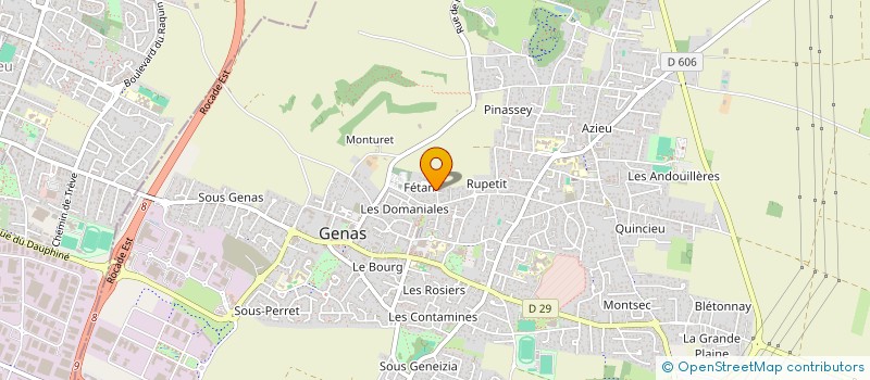 localisation de l'entreprise MAGISTER BELLI  GENAS