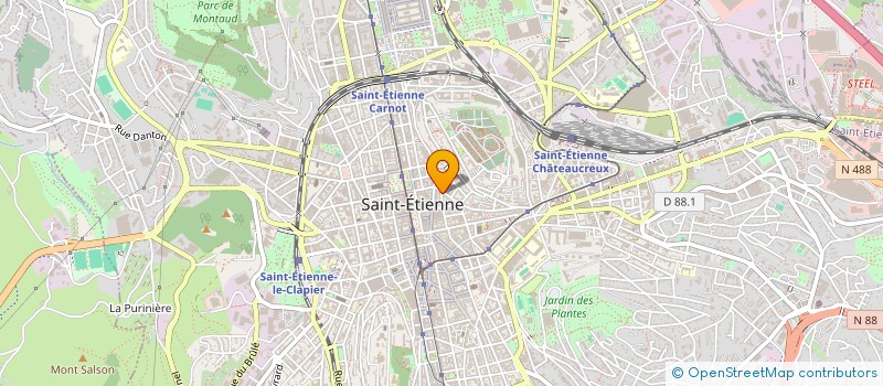 localisation de l'entreprise MAGISTER II à SAINT-ETIENNE