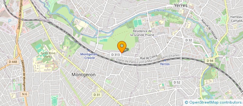 localisation de l'entreprise MAGISTRAL  MONTGERON