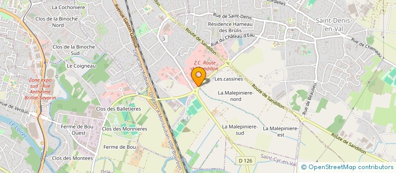localisation de l'entreprise MAGISTRALE PROTECTION PRIVEE  SAINT-JEAN-LE-BLANC