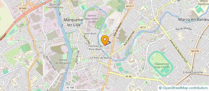 localisation de l'entreprise MAGISYMO à MARCQ-EN-BARŒUL