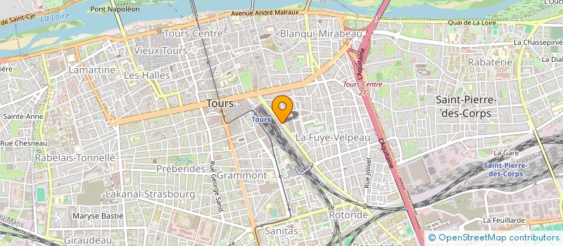 localisation de l'entreprise MAGITEX  TOURS