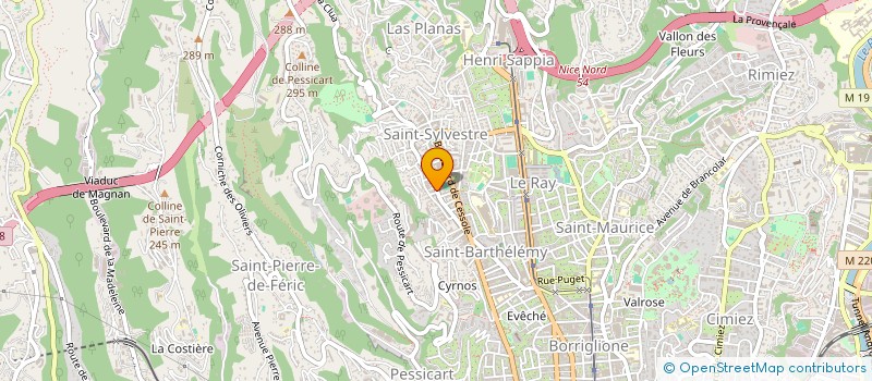 localisation de l'entreprise MAGIU à NICE