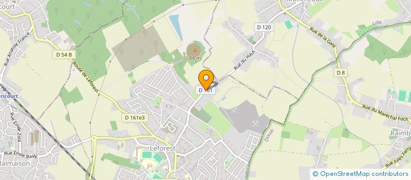 localisation de l'entreprise MAGJAG  LEFOREST