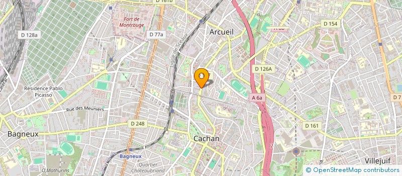 localisation de l'entreprise MAGJII  ARCUEIL