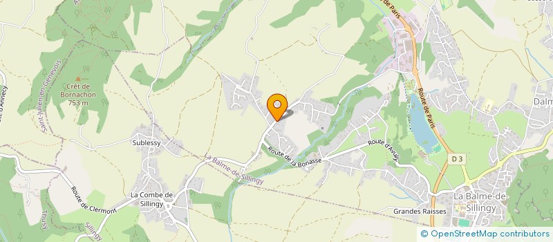 localisation de l'entreprise MAGJO  LA BALME-DE-SILLINGY