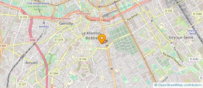 localisation de l'entreprise MAGLIOCCO NETWORK CONSULTING à LE KREMLIN-BICETRE