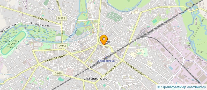 localisation de l'entreprise MAGMA 36 à CHATEAUROUX