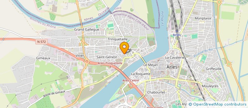 localisation de l'entreprise MAGMA à ARLES