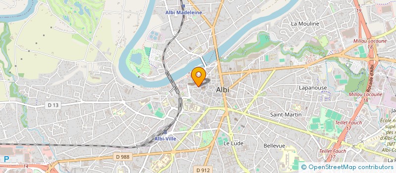 localisation de l'entreprise MAGMA  ALBI