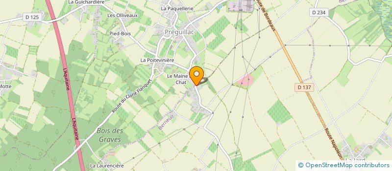 localisation de l'entreprise MAGMA à BERNEUIL