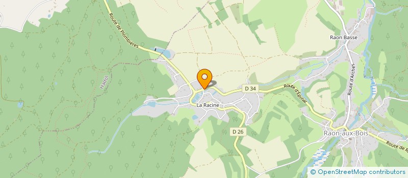 localisation de l'entreprise MAGMA  RAON-AUX-BOIS