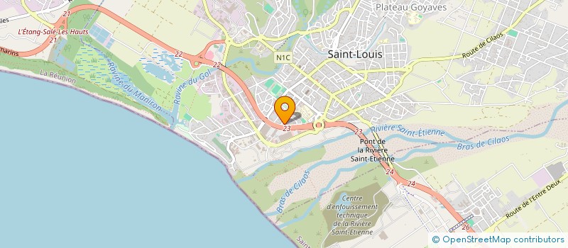 localisation de l'entreprise MAGMA EVENT  SAINT-LOUIS