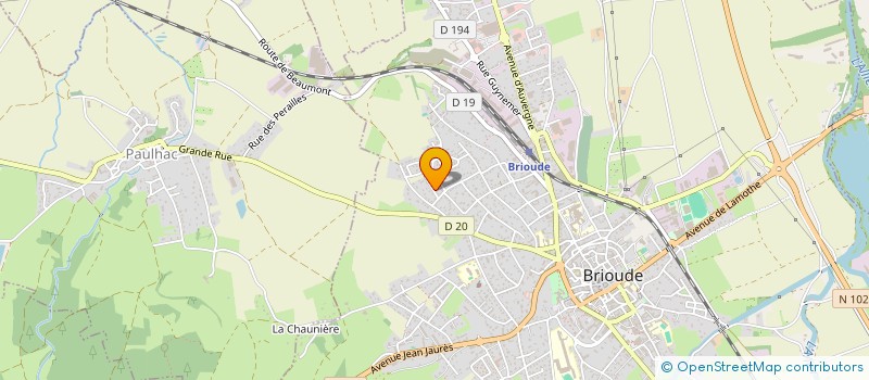 localisation de l'entreprise MAGMA GROOVE RECORDS  BRIOUDE