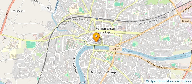 localisation de l'entreprise MAGMA TERRA à ROMANS-SUR-ISERE