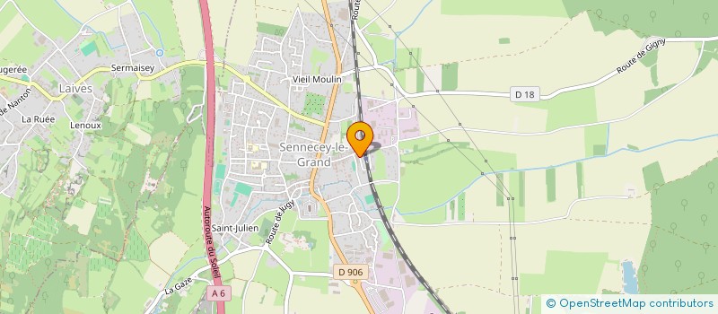 localisation de l'entreprise MAGMATIL  SENNECEY-LE-GRAND