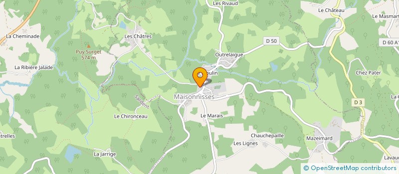 localisation de l'entreprise MAGNA DOMUS  MAISONNISSES