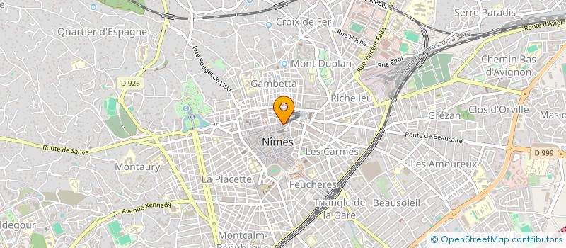 localisation de l'entreprise MAGNA NIMES  NIMES