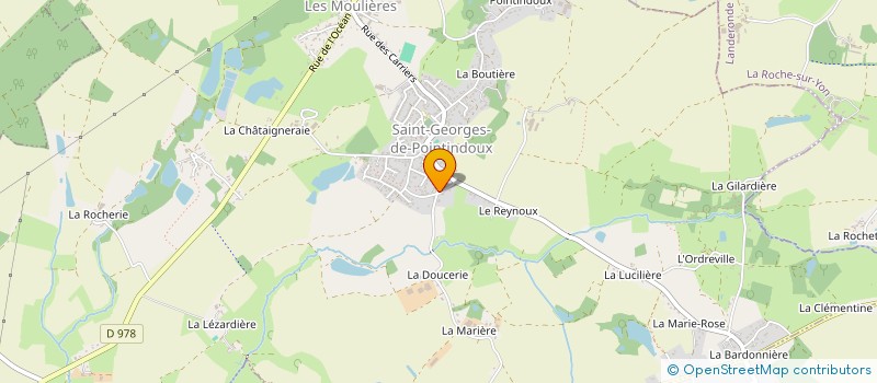 localisation de l'entreprise MAGNA PROPERTY INVESTISSEMENTS  SAINT-GEORGES-DE-POINTINDOUX