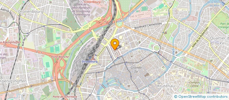 localisation de l'entreprise MAGNAL à STRASBOURG