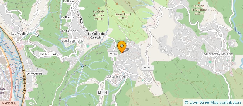 localisation de l'entreprise MAGNAN 2018 à ASPREMONT